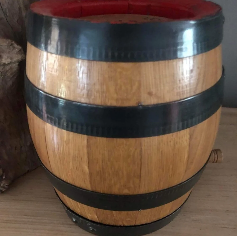 🛢️Vintage German Lowenbrau Wooden Beer Barrel Munich Germany - Picture 4 of 5